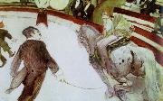 Henri de toulouse-lautrec at the cirque fernando the ringmaster Germany oil painting artist